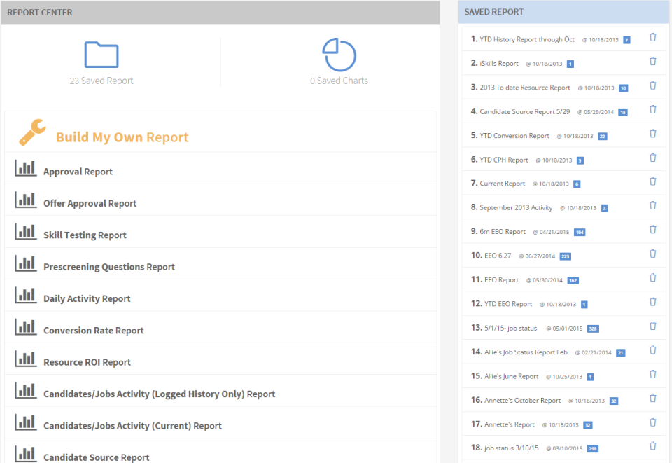 screenshot of ATS OnDemand